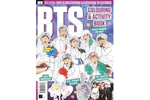 BTS Coloring & Activity Book: Including Over 35 Breathtaking Illustrations to Customise! Test Your BTS Knowledge