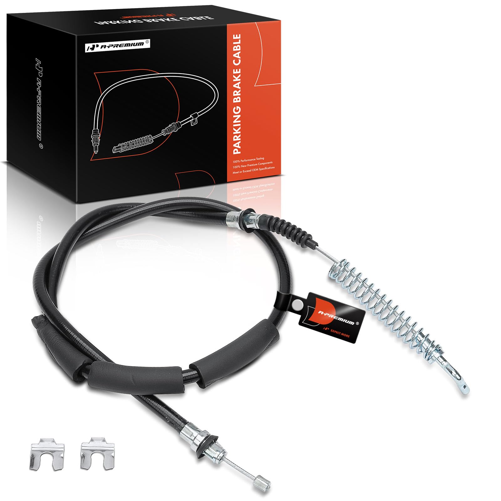 Photo 1 of A-Premium Rear Driver Parking Brake Cable Assembly Compatible with Chevrolet, GMC & Cadillac Models: Tahoe Suburban 1500 2000-2004, Avalanche 1500 2002-2004, Yukon, Yukon XL 1500, Escalade ESV EXT