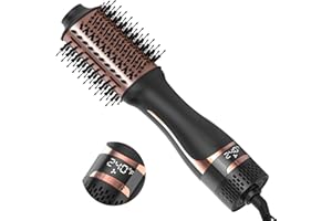 Nicebay Hair Dryer Brush, Blow Dryer Brush for Women Fast Styling, One Step Blowout Brush with Display Screen-Less Frizz, More Shine, Oval Ceramic Barrel, Negative Ion