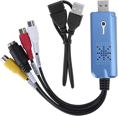 CHICIRIS USB Video Capture Card Composite RCA VHS DVD MPEG4 Recording Global