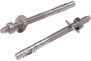 Bolt Dropper 1/4" X 3-1/4" Wedge Anchor (10pc), 18-8 Stainless Steel
