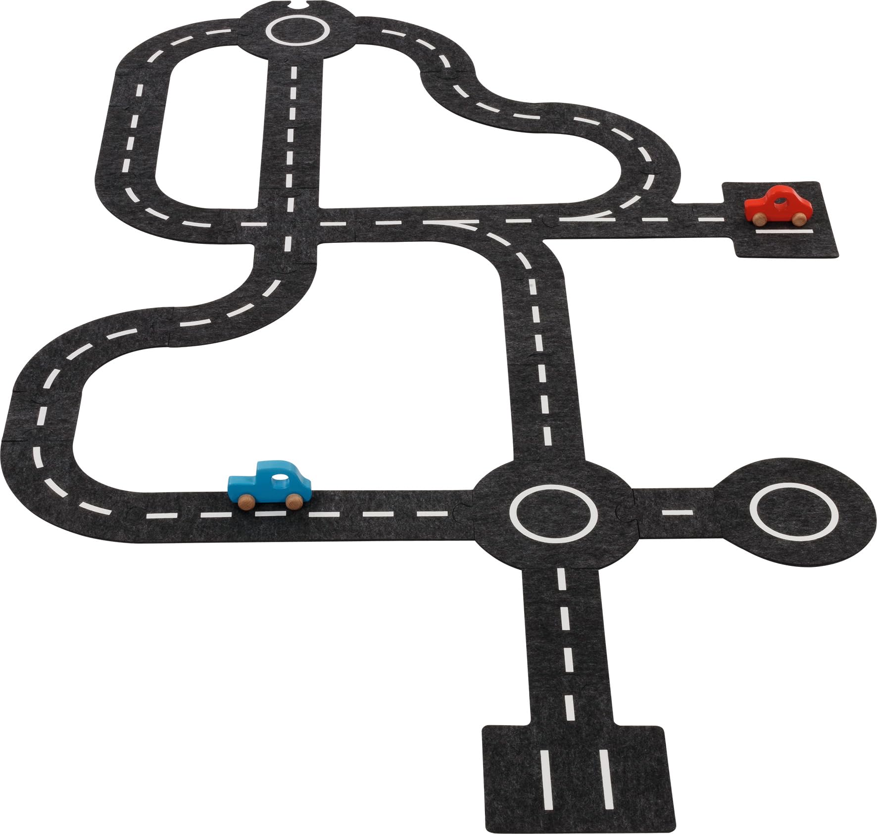 Goki - Circuit with 2 cars – Other materials – 53812