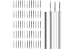 400pcs Double Head Skirting Nails with 4 Tools - Invisible Seamless Baseboard Screws for Solid Wood Trim, Double-Sided Instal