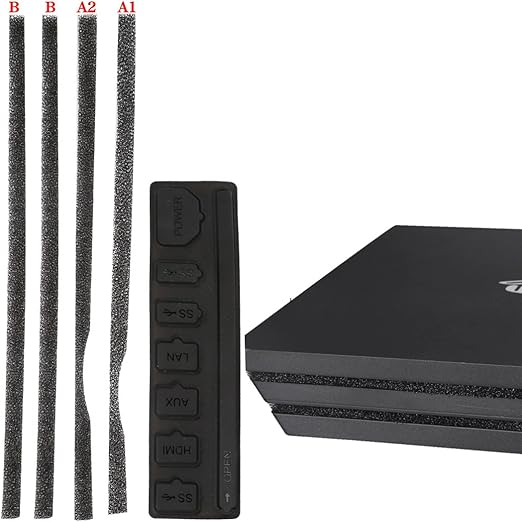 Amazon A Szcxtop Ps4 Pro防塵キット Ps4メッシュカバー Ps4ジャックストッパー Ps4アクセサリー プレイステーション4 スポンジ栓 ゲームコンソール用キット フェイスプレート