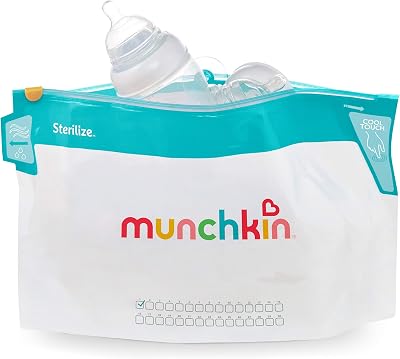 Munchkin Cool Touch Microwave Steriliser Bags Set of 6