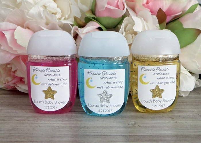 Amazon Com Twinkle Twinkle Little Star Baby Shower Favor Label