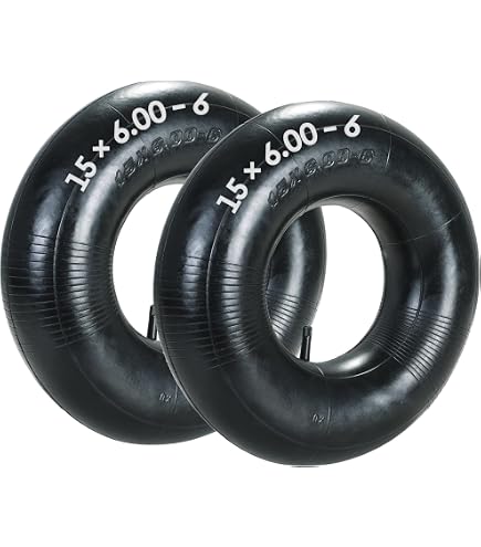 Chambres à Air 16x6.50-8 Lot De 2 - Valve TR-13 Pour Tondeuse, Brouette, Golf