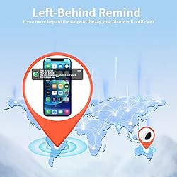 2 Pack Tracker Tags [Apple MFi Certified] Pair with