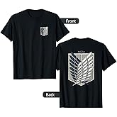 Attack on Titan Season 3 Scout Regiment Emblem Front Back T-Shirt