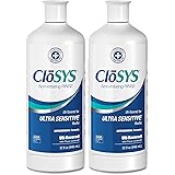CloSYS Ultra Sensitive Mouthwash, 32 Ounce (Pack of 2), Unflavored (Optional Flavor Dropper Included), Alcohol Free, Dye Free