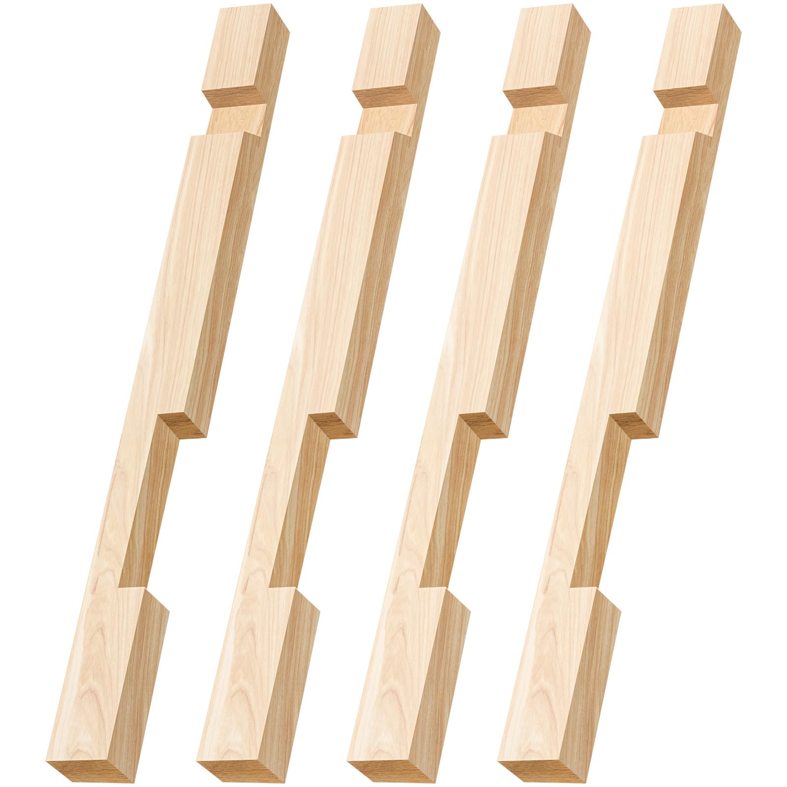 Photo 1 of 4 PCS Beehive Entrance Reducer, Wood Hive Entrance Protector Wood Bee Hive Entrance Reducer for 10 Frame Beehive Beekeeping Supplies