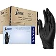 1st Choice Black Nitrile Exam Gloves, Case of 1000, 3 Mil, Size Large, Latex Free, Powder Free, Textured, Disposable, Non-Ste