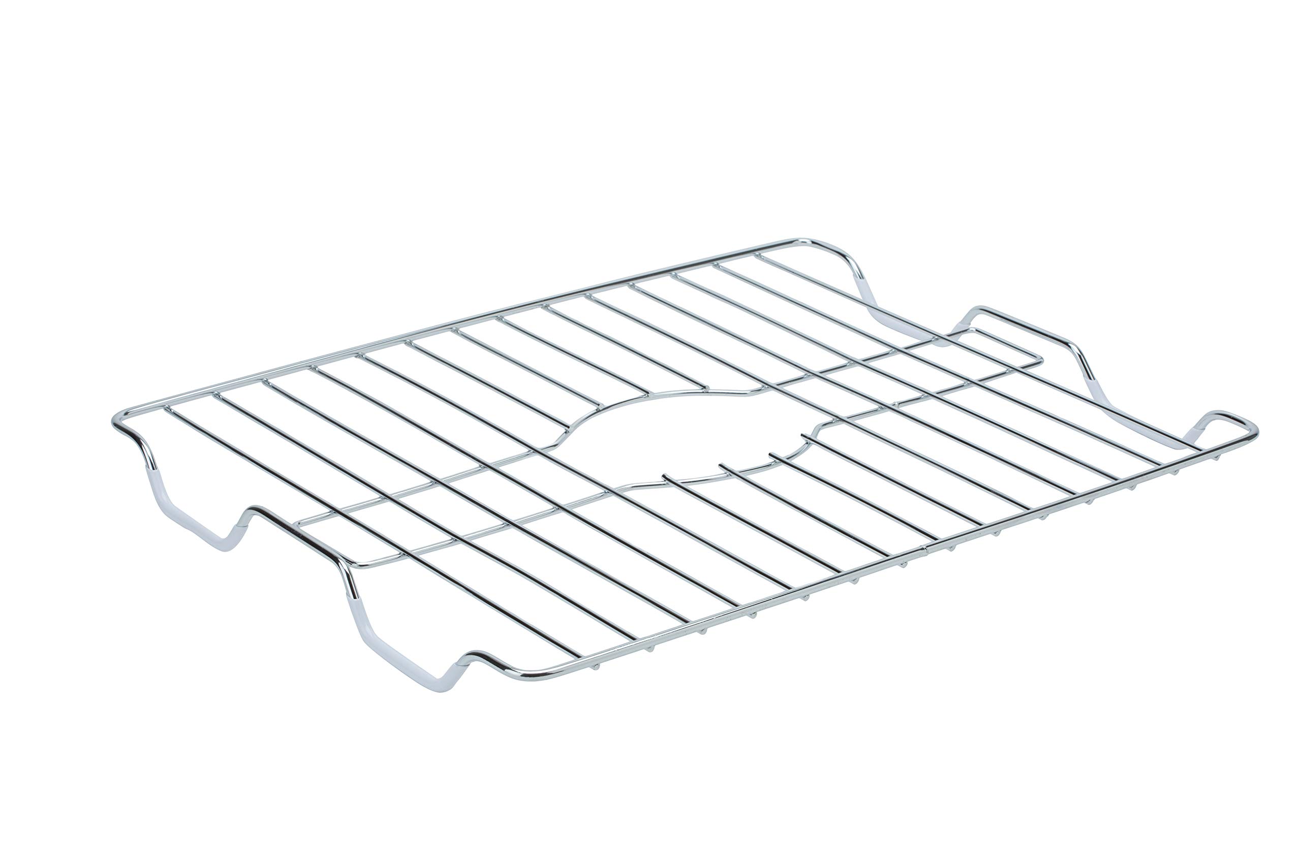 Photo 1 of Kitchen Details Chrome Sink Protector | Large | Self Draining | Rust Resistant | Wire Grid | Prevents Sliding | Kitchen Sink Accessories