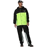 FROGG TOGGS Men's Road Toad Reflective Waterproof Rain Jacket, Hivis Green, X-Large