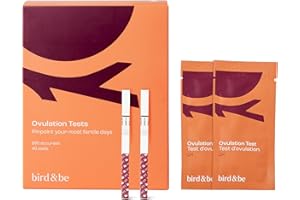 Bird&Be Ovulation Test Strips (Predictor Kit with 40 LH Strips, Over 99% Accurate)