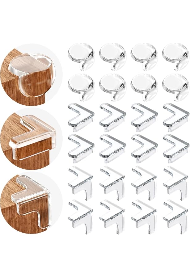 Baby Safety Proofing 12 Pack Corner Protector For Baby, Clear Furniture ...