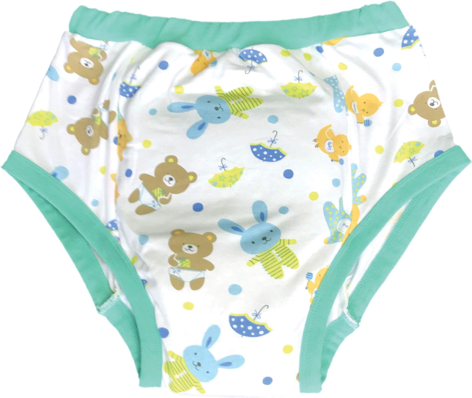 CUDDLZ Teddy Pattern Padded Training Pants Size 2XL