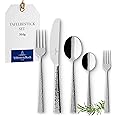Villeroy & Boch Blacksmith Cutlery Set 30 Pieces, 18/10 Stainless Steel, Metal, 42 x 27 x 5 cm