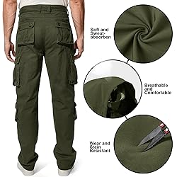 Men's BDU Casual Military Pants, Tactical Wild Army