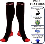 (2 Pairs) Calves Kelson Compression Socks 20-30 mmHg for Men Women view 4