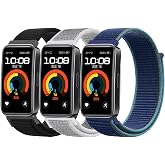SUGARJAR Nylon Bands Compatible with Huawei Band 8/9/10,Sport Replacement Strap for Women Men