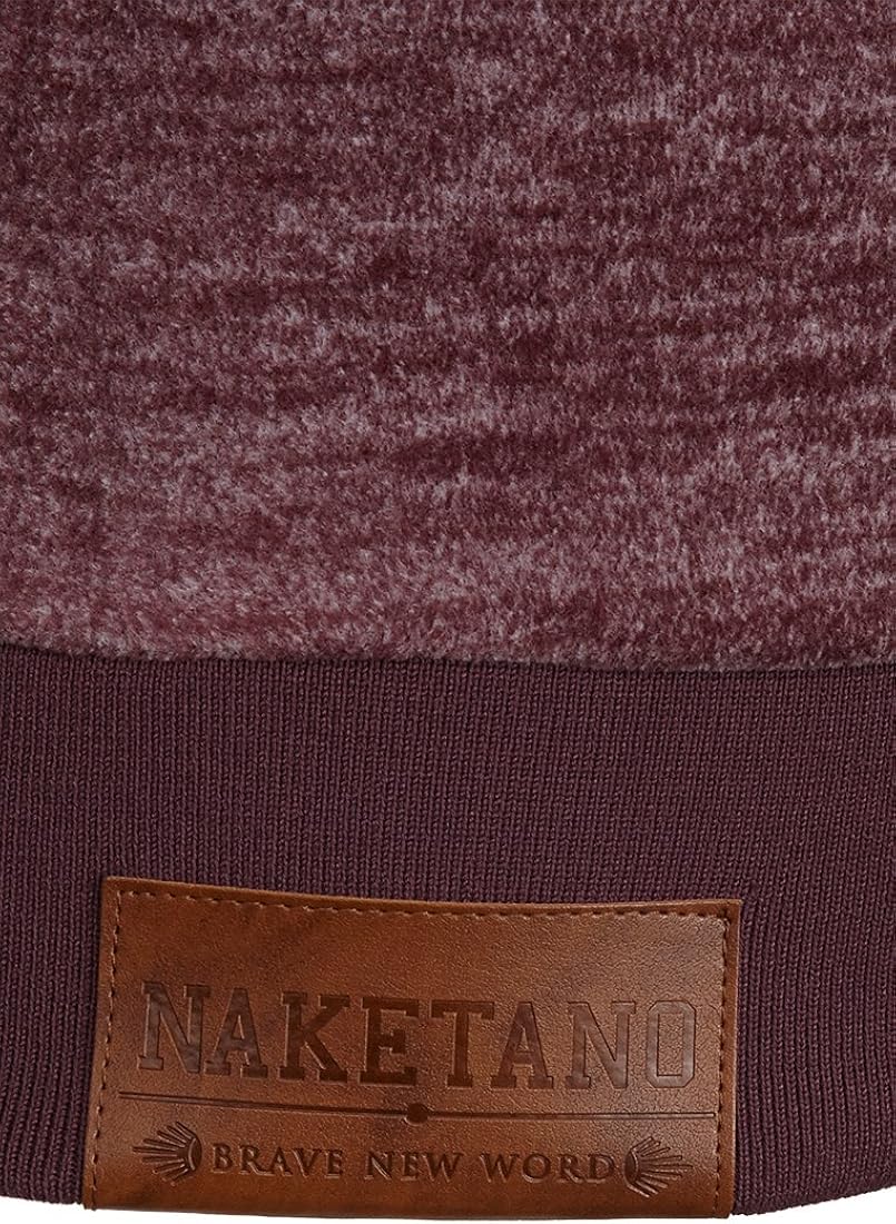 Naketano Glitzermuschi Polarfleece Heavenly Ice Melange Sweatshirts Kapuzenpullover Damen