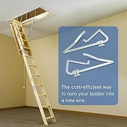 GRONGU 55-2 Attic Ladder Hinge Arms,Pull Down Attic