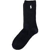 POLO RALPH LAUREN Women's Casual Solid Color Crew Socks (1-Pair)