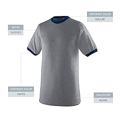 Augusta Sportswear Men's Large Ringer tee