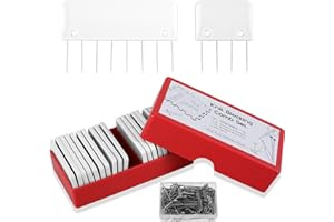 25Pcs Knit Blocking Pins Kit, Knit Blocking Combs for Blocking Knitting, Non-Slip Knitting Blocking Tools with 25 T-Pins, Reu