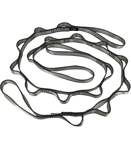 FORBELL 2 Sangles D'escalade Réglables En Nylon - 110 Cm, 23 KN - Pour Hamac Yoga, Grimpe, Anti-gravité