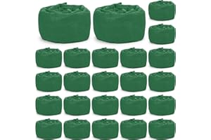 SABARY 5 Pcs Water Barrier 5 ft x 6.5 Inch Flood Barriers for Home Reusable Absorbent Flooding Prevention Barriers Sandless Sandbags for Home Door Garage Basement