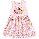 Disney Minnie Mouse Princess Frozen Elsa Stitch Girls Dress Sleeveless & Short Sleeve Casual Summer Clothes Baby to Toddler