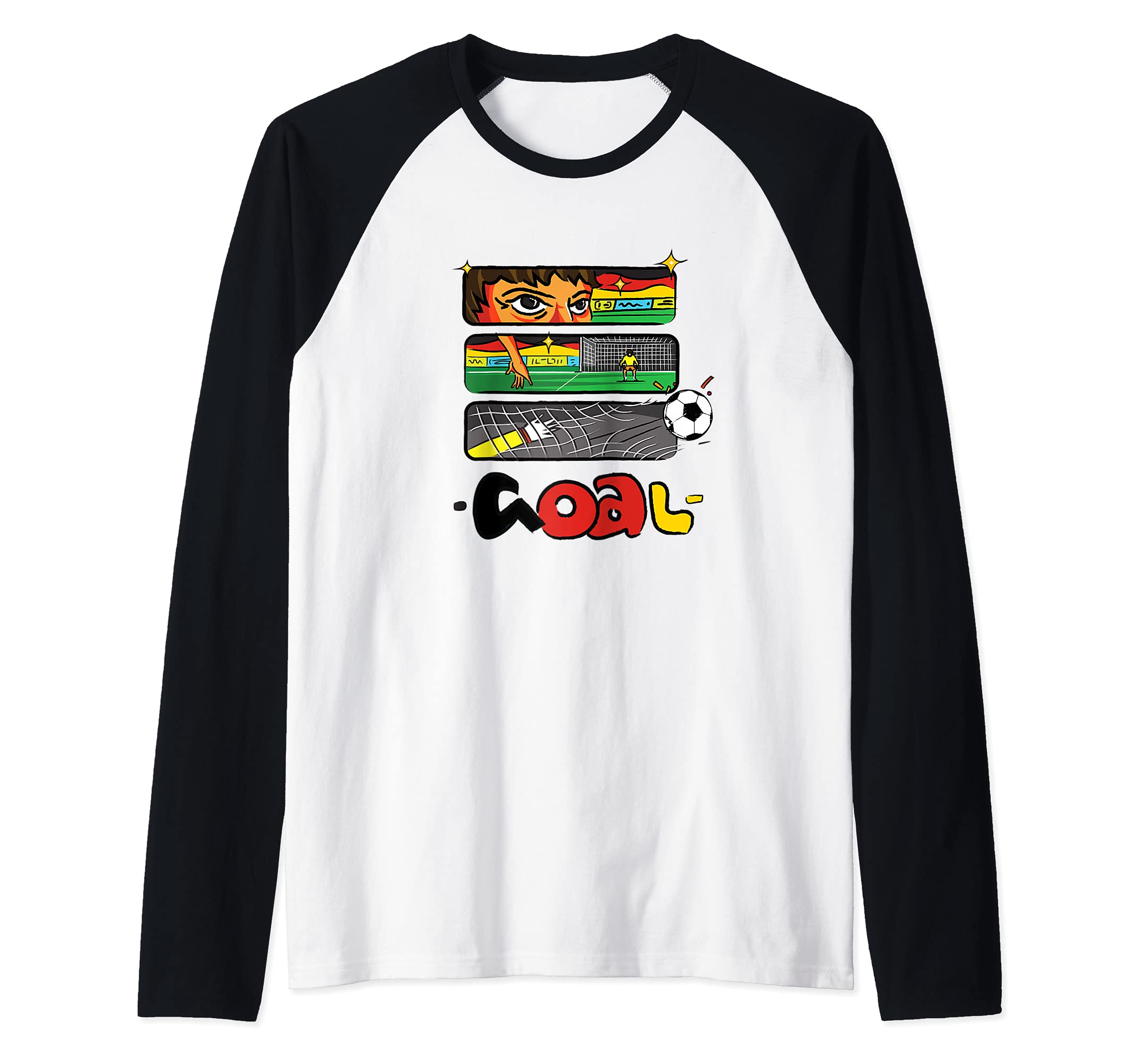 Flag Germany Raglan Baseball Tee