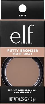 e.l.f. Putty Bronzer Creamy Pigmented Argan Oil Vitamin E 0.35 Oz Feelin’ Shady view 3