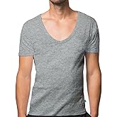 Collected Threads Men's Deep V-Neck Invisible Undershirts 3-Pack jT-V