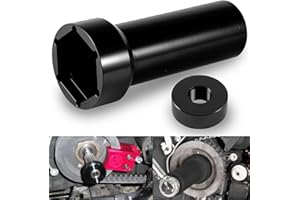 DEARGOODAY 2-1/4" Mainshaft Pulley Wrench Sprocket Socket Lock Nut Fit for Harley Davidson Twin Cams, Dyna, Electra Glide, Heritage Softail