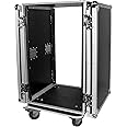 ProX T-18RSS 18U Space Amp Rack Mount ATA Flight Case 19 Inch Depth W-Casters