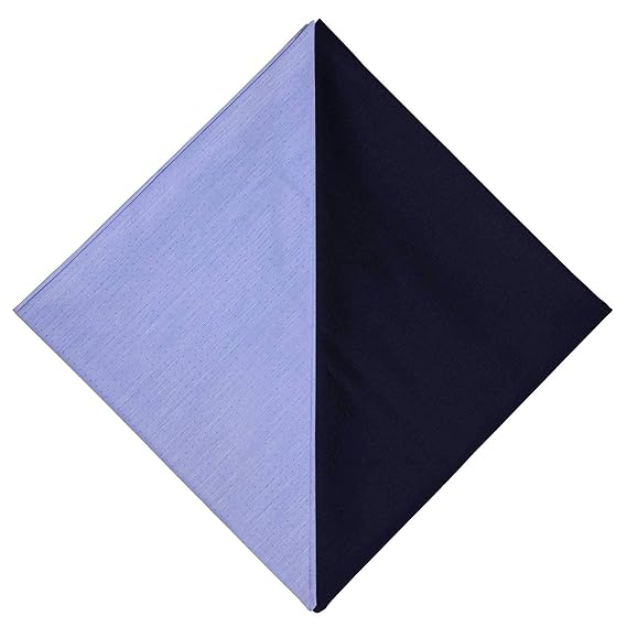 Uniform Sarees Corp Mens Cotton Unstitched 1.3 m Pant and 2.5 m Shirt Fabric (Blue, Free Size)