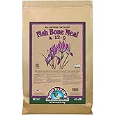 Down To Earth All Natural Fertilizers Organic Fish Bone Meal - High Phosphorus Plant Food for Buds, Bulbs, Blooms, Flower Beds 4-12-0, 40 lb