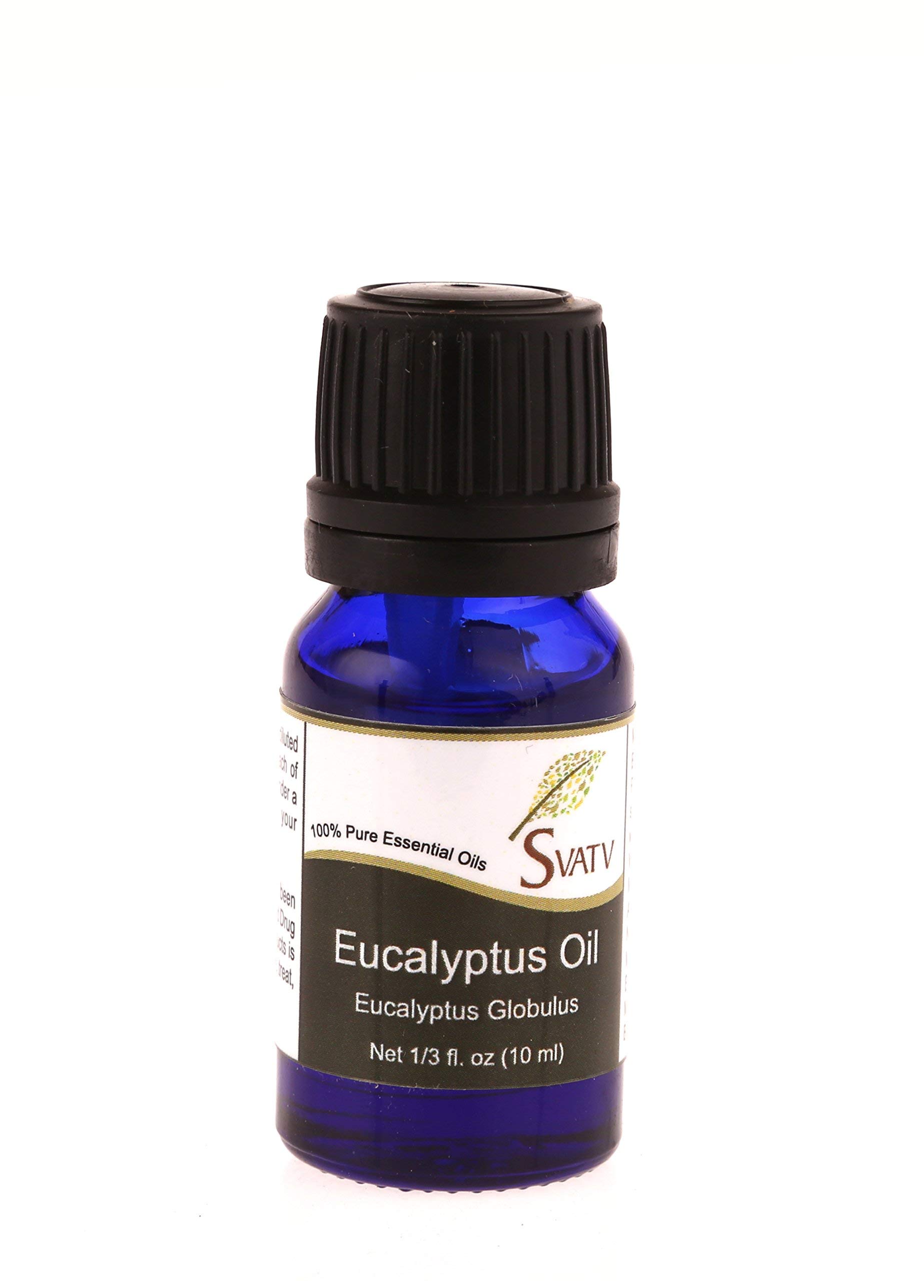 SVATV EUCALYPTYUS Essential Oil Therapeutic Grade Aromatherapy Oils Fragrance Oil for Diffuser Yoga Massage & DIY Personal Care 10 ml
