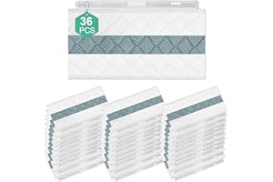 DHOUA 36 Pack VACMOP Pro Replacement Pads Compatible with Shark VACMOP Disposable Hard Floor Vacuum for Shark VACMOP Pro VM252 VM251 VM250 VM200 VC205 QM250 VM190 VM200P12 VM200P12, Part VMP30, VMP10, VMP16