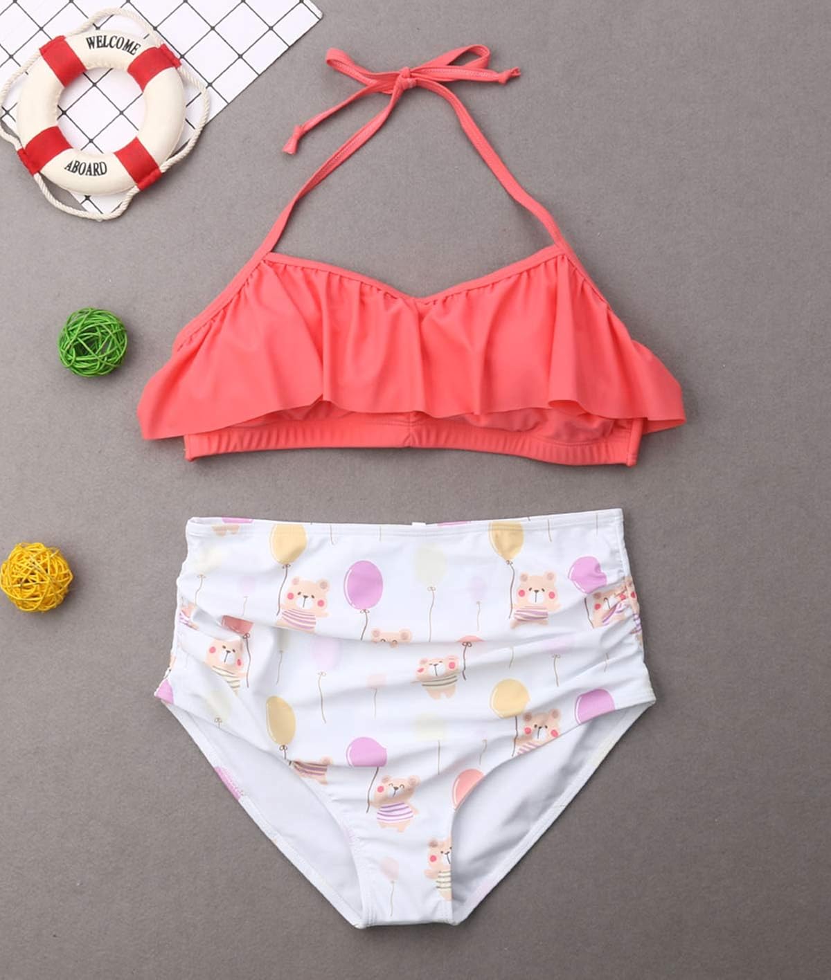 siblings matching swimwear