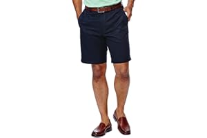 Haggar mens Cool 18 Classic Fit Expandable Waist Short Regular and Big & Tall Sizes