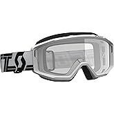 SCOTT 278598-1035043 Primal Clear Goggle, White/Black with Clear Lens