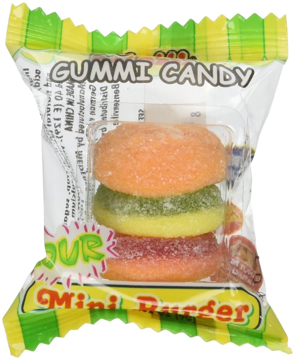 Gummi Mini Burgers 60ct Gummy Candy Grocery & Gourmet Food