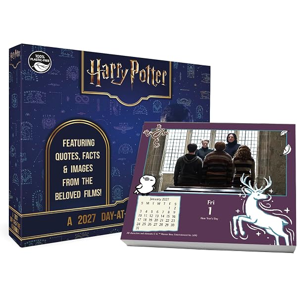 2026 Harry Potter Day-at-a-Time Box Calendar: Trends International