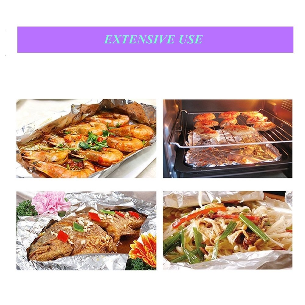 veiren Tinfoil oilpaper papel de aluminio para horno barbacoa ...