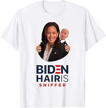 Amazon Com Joe Biden Hair Sniffer Kamala Harris Parody Men Women T Shirt Clothing