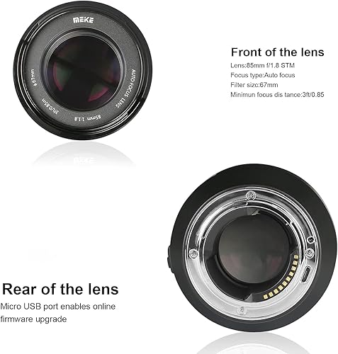 CANMEELUX 85mm Auto Focus Full Frame Large Aperture Lens Work